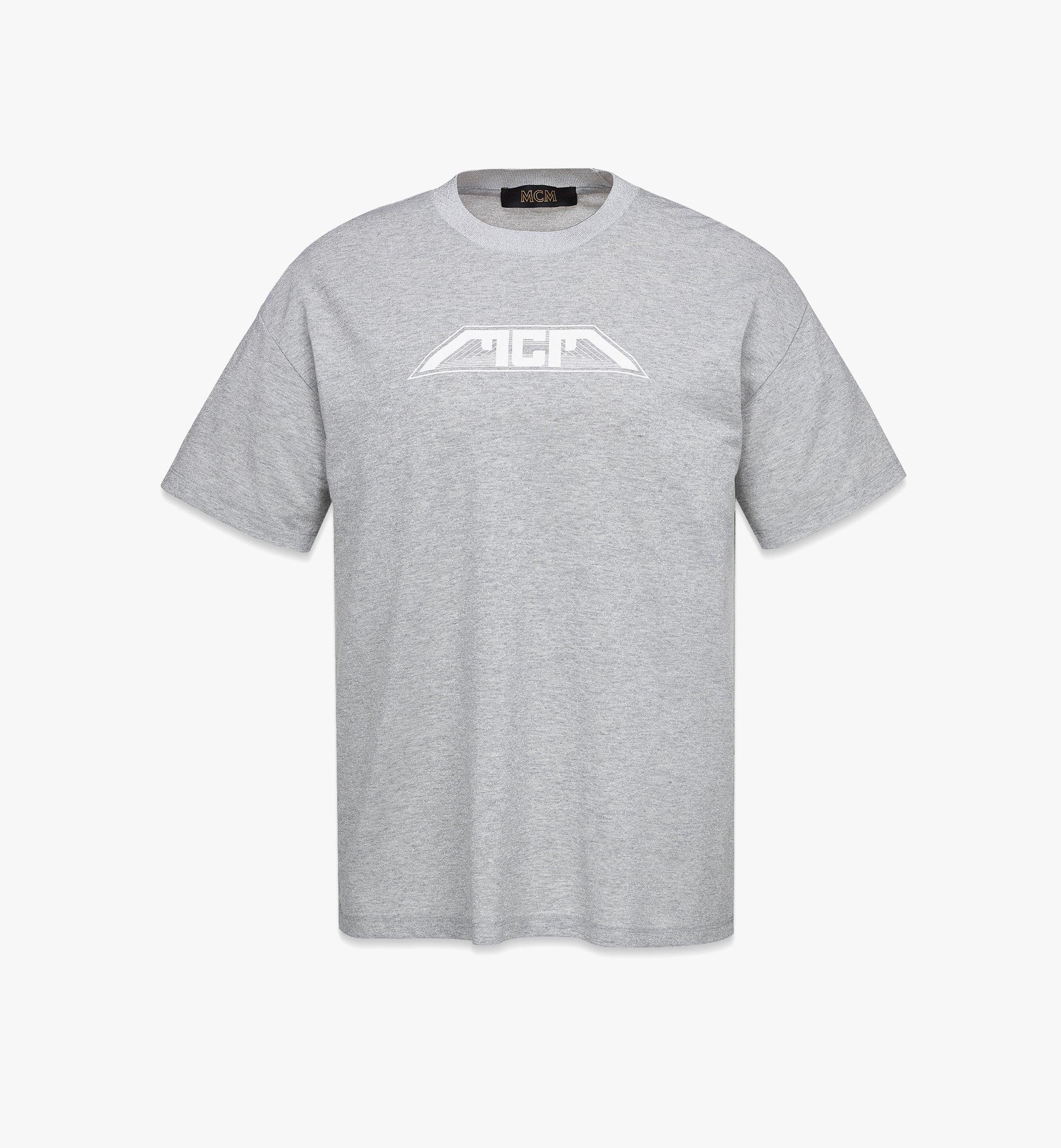 Meta Cyberpunk Metallic Logo T-Shirt in Organic Cotton 1